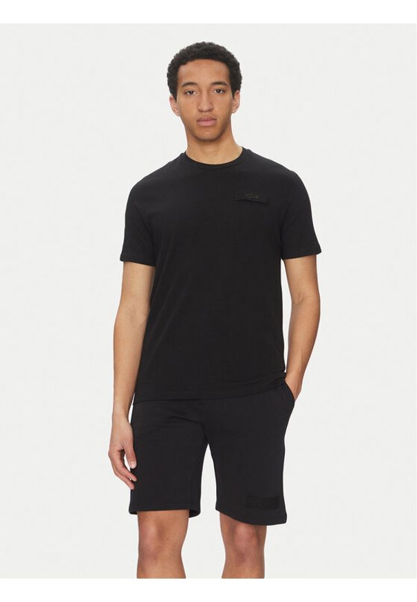 PAUL & SHARK - Paul&Shark T-Shirt 25411043 Czarny Regular Fit. Kolor: czarny. Materiał: bawełna