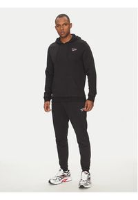 Reebok Bluza Identhlty Small Logo 100221784 Czarny Regular Fit. Kolor: czarny. Materiał: syntetyk, bawełna #5