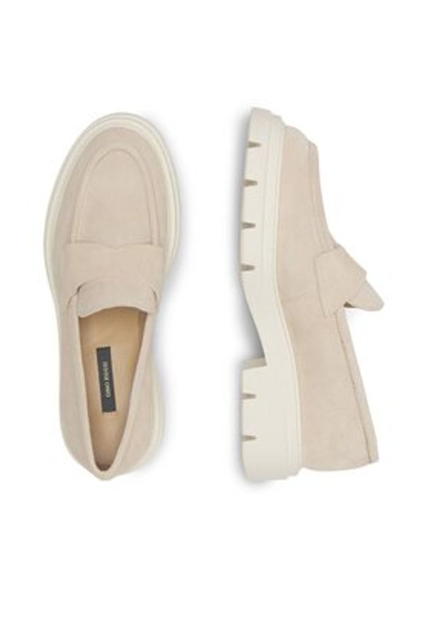 Gino Rossi Loafersy GRACE-E24-26372LM Beżowy. Kolor: beżowy. Materiał: skóra, zamsz