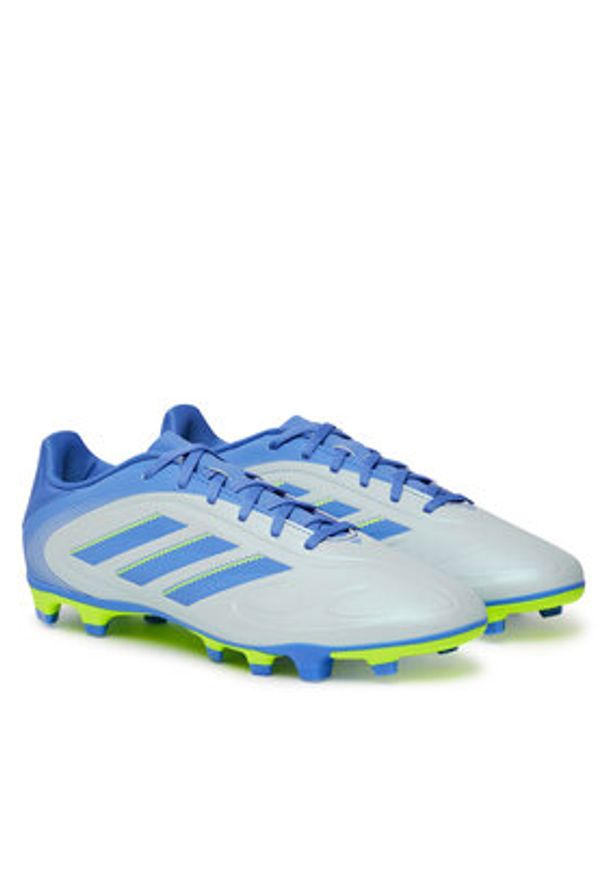 Adidas - adidas Buty do piłki nożnej Copa Pure 3 Club Firm/Multi-Ground IE1174 Niebieski. Kolor: niebieski. Materiał: skóra