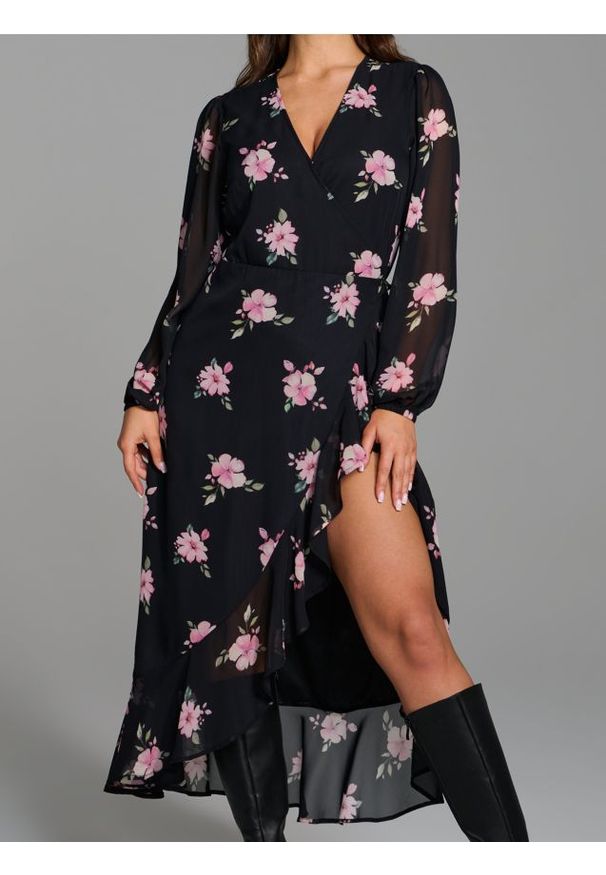 Sinsay - Sukienka szmizjerka ze wzorem - wielobarwny. Typ sukienki: szmizjerki