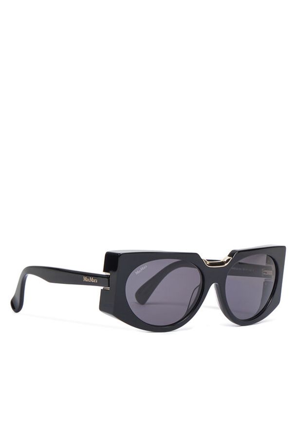 Max Mara Okulary przeciwsłoneczne MM0123 01A Czarny. Kolor: czarny