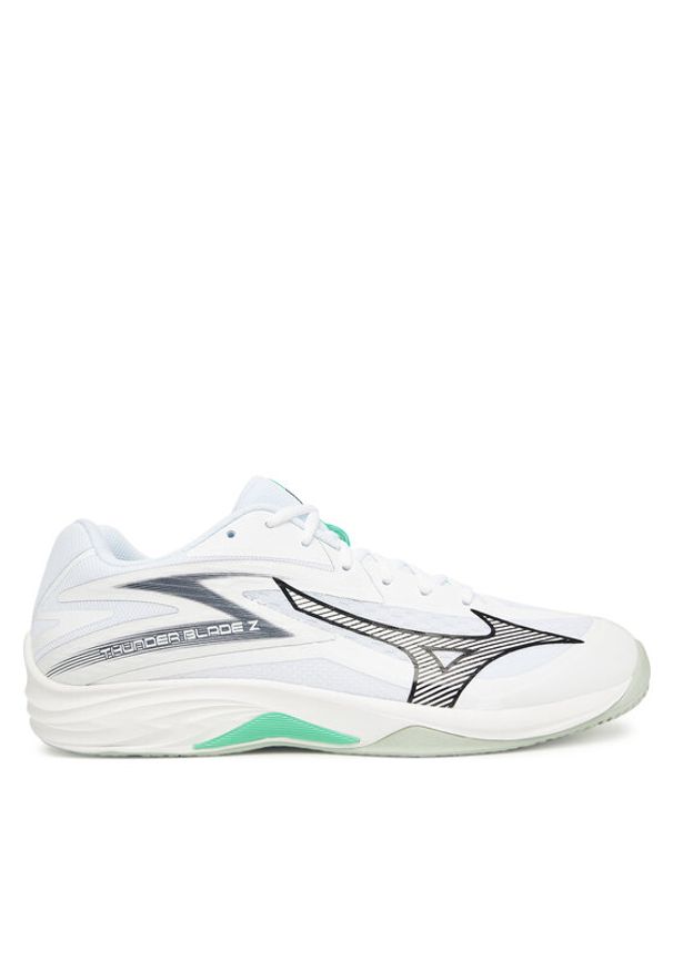 Mizuno Buty halowe Thunder Blade Z V1GA2370 Biały. Kolor: biały. Materiał: skóra