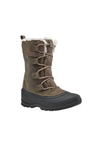 Damskie buty zimowe Kamik Snowgem. Kolor: brązowy. Sezon: zima. Sport: turystyka piesza #1