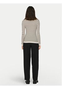 only - ONLY Golf Karol 15165075 Beżowy Slim Fit. Typ kołnierza: golf. Kolor: beżowy. Materiał: wiskoza #4