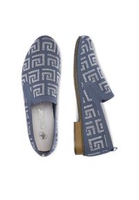 Rieker Lordsy 51953-12 Niebieski. Kolor: niebieski. Materiał: materiał #5