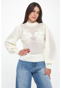 Twinset Milano - Sweter damski ażurowy TWINSET. Wzór: ażurowy #1