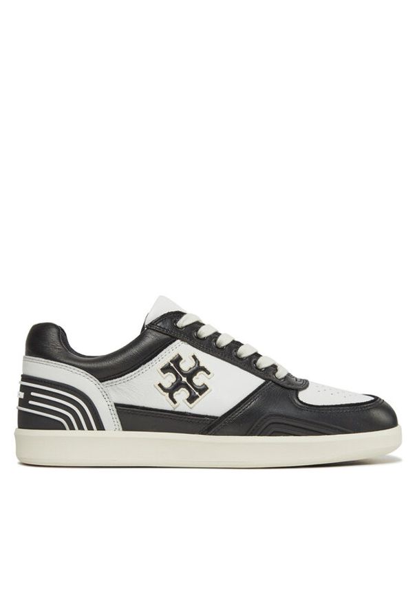 Tory Burch Sneakersy Clover Court 152959 Brązowy. Kolor: brązowy. Materiał: skóra