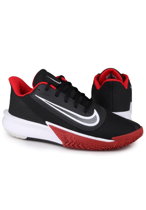 Buty meskie na trenning Nike PRECISION VII. Kolor: czerwony, biały, wielokolorowy, czarny. Sport: koszykówka