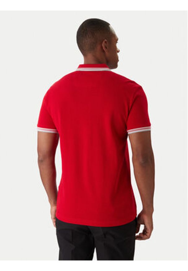 BOSS Polo Paddy 50469055 Czerwony Regular Fit. Typ kołnierza: polo. Kolor: czerwony. Materiał: bawełna