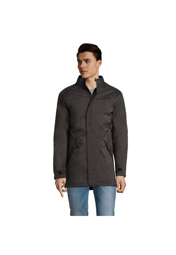 SOL'S - Kurtka Unisex Dla Dorosłych Robyn Z Wyściełaną Podszewką. Kolor: wielokolorowy, szary, brązowy. Sport: turystyka piesza