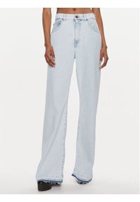 Pinko Jeansy Wanda 101733 A1JH Niebieski Wide Leg. Kolor: niebieski