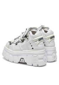 NEW ROCK Sneakersy M-106-S53 Biały. Kolor: biały. Materiał: skóra #5
