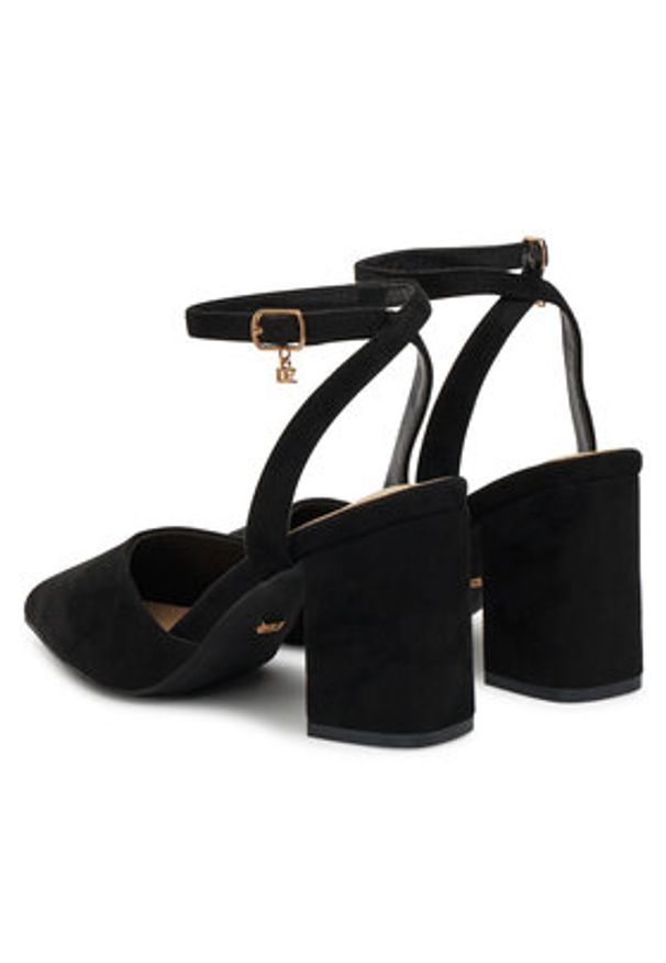 DeeZee Czółenka HTA917-2A Czarny. Kolor: czarny. Materiał: materiał