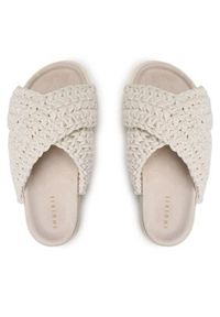 Inuikii Klapki Woven 70104-105 Biały. Kolor: biały. Materiał: materiał #3