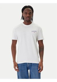 Tommy Jeans T-Shirt Poster DM0DM22541 Biały Regular Fit. Kolor: biały. Materiał: bawełna #1