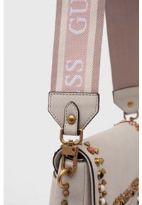 Guess torebka kolor beżowy. Kolor: beżowy #4