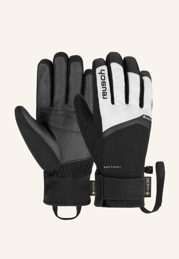 Rękawice narciarskie dla dorosłych Reusch Blaster Gore-Tex wodoodporne ocieplane. Kolor: czarny, biały, wielokolorowy. Technologia: Gore-Tex. Sport: narciarstwo