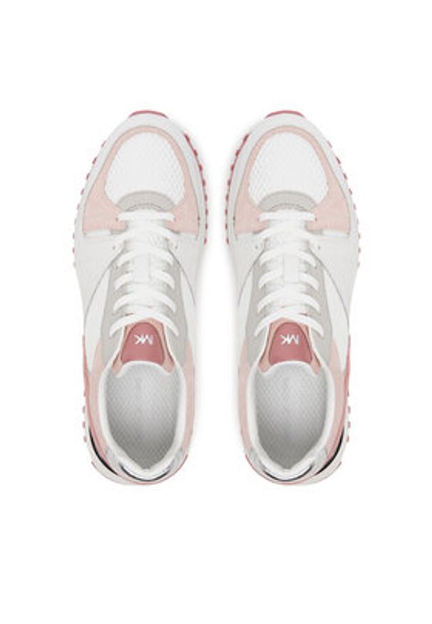MICHAEL Michael Kors Sneakersy Jaime 43S5JMFS1L Biały. Kolor: biały. Materiał: skóra