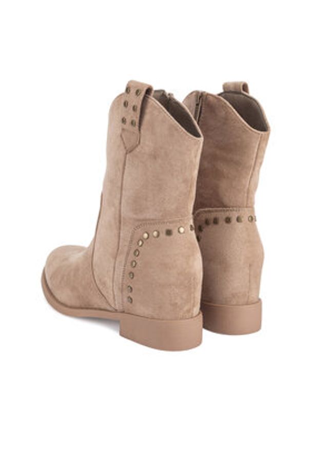 Jenny Fairy Kowbojki WS2991-20 Beżowy. Kolor: beżowy. Materiał: materiał