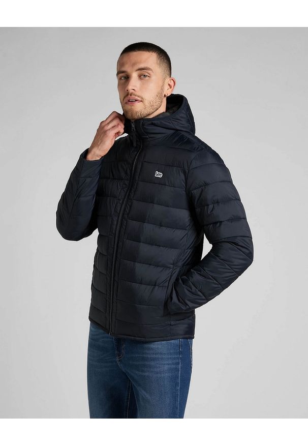 Lee - MESKA KURTKA LEE LIGHT PUFFER JKT BLACK 112321559