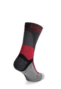 BRIDGEDALE - Skarpety rowerowe męskie Bridgedale MTB Winter Weight T2 Merino Sport Boot. Kolor: szary