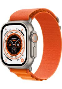 APPLE - Smartwatch Apple Watch Ultra GPS + Cellular 49mm Titanium Case Alpine Loop Small Pomarańczowy (MNHH3FD/A). Rodzaj zegarka: smartwatch. Kolor: pomarańczowy #1