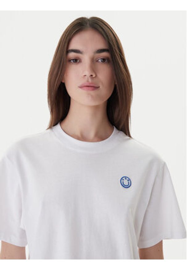 Hugo - HUGO T-Shirt Vintage 50518139 Biały Relaxed Fit. Kolor: biały. Materiał: bawełna. Styl: vintage