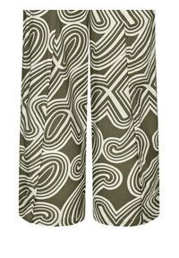 Triumph Spodnie materiałowe Beach MyWear 10222189 Zielony Wide Leg. Kolor: zielony. Materiał: wiskoza