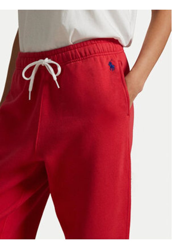 Polo Ralph Lauren Spodnie dresowe 211971700007 Czerwony Tapered Fit. Kolor: czerwony. Materiał: bawełna