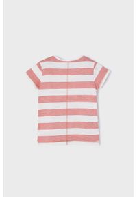 Mayoral t-shirt dziecięcy kolor różowy. Okazja: na co dzień. Kolor: różowy. Styl: casual