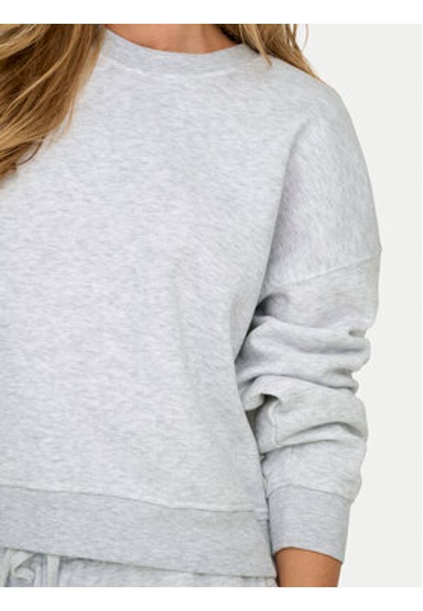 only - ONLY Bluza Best 15338727 Szary Regular Fit. Kolor: szary. Materiał: syntetyk, bawełna