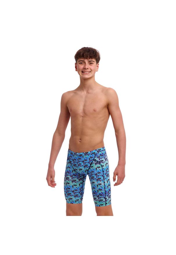 Spodenki FUNKY TRUNKS Jack Stack - jammery chłopięce 152-164cm/12/UK28. Kolor: niebieski