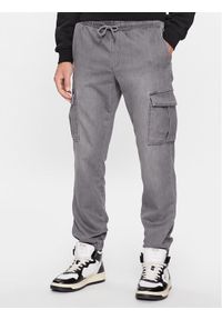 Only & Sons Spodnie materiałowe 22027402 Szary Regular Fit. Kolor: szary. Materiał: bawełna #1