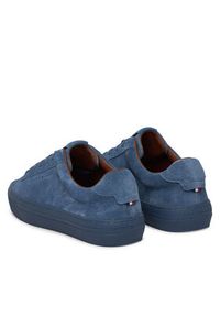 TOMMY HILFIGER - Tommy Hilfiger Sneakersy Park Premium Suede FM0FM05829 Niebieski. Kolor: niebieski. Materiał: zamsz, skóra #3