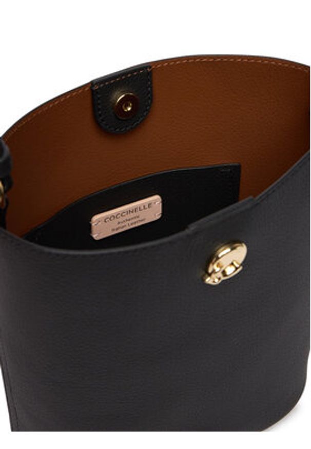 Coccinelle Torebka Coccinellenikla E5 TOA 63 01 01 Czarny. Kolor: czarny. Materiał: skórzane