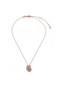 Swarovski Naszyjnik Swan 5732414 Różowe złoto. Materiał: metalowe. Kolor: złoty, różowy, wielokolorowy