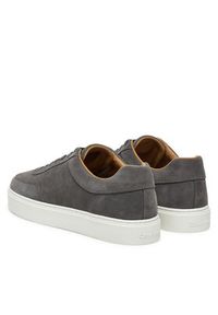 Calvin Klein Sneakersy Clean Cup Low Laceup Oxf Su HM0HM01880 Szary. Kolor: szary. Materiał: skóra #5