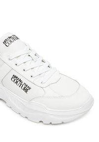 Versace Jeans Couture Sneakersy 78YA3SC1 Biały. Kolor: biały. Materiał: skóra
