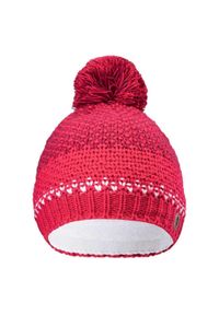 Hi-tec - Czapka Dziecięca/dziecięca Hervin Beanie. Kolor: różowy, wielokolorowy, czerwony #1