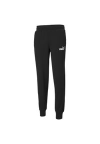 Spodnie treningowe męskie Puma ESS Logo Pants FL. Kolor: czarny. Materiał: bawełna #1