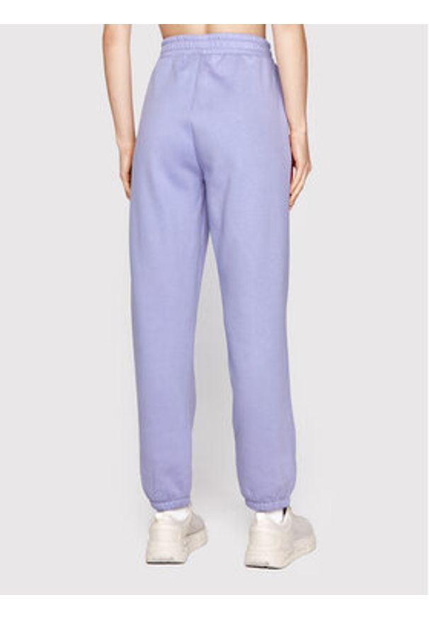 Sprandi Spodnie dresowe SP22-SPD561 Fioletowy Regular Fit. Kolor: fioletowy. Materiał: bawełna, dresówka