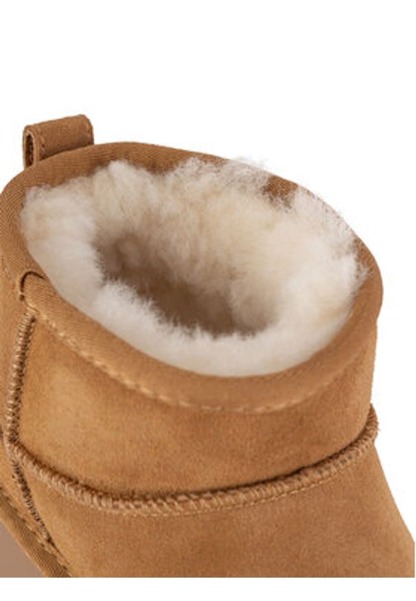 Eva Minge Śniegowce WFA3111-4Z Beżowy. Kolor: beżowy. Materiał: zamsz, skóra