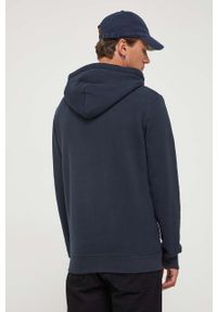 Superdry bluza męska kolor granatowy z kapturem gładka. Typ kołnierza: kaptur. Kolor: niebieski. Materiał: włókno, materiał. Wzór: gładki #2