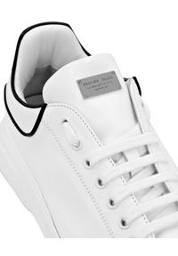 Philipp Plein - PHILIPP PLEIN - Białe sneakersy ICONIC. Kolor: biały. Materiał: guma. Szerokość cholewki: normalna #6