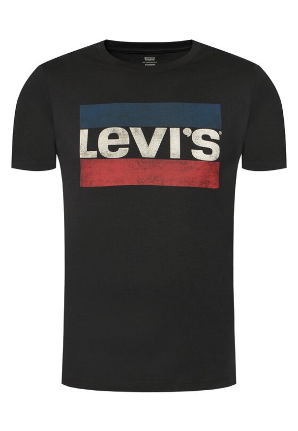 Levi's® T-Shirt Sportswear Graphic Tee 39636-0050 Czarny Regular Fit. Kolor: czarny. Materiał: bawełna