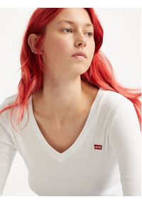 Levi's® T-Shirt Baby Tee A48910001 Biały Slim Fit. Kolor: biały. Materiał: bawełna #3