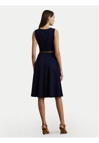 Lauren Ralph Lauren - LAUREN RALPH LAUREN Sukienka koktajlowa 200973402001 Granatowy Regular Fit. Kolor: niebieski. Materiał: wiskoza. Styl: wizytowy #3