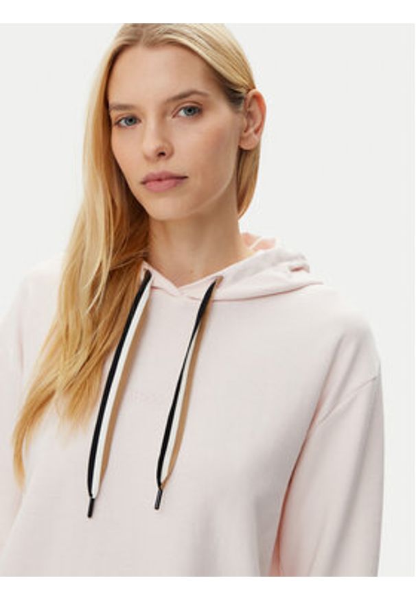 BOSS Bluza CP Stripe 50524760 Różowy Regular Fit. Kolor: różowy. Materiał: bawełna