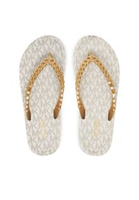 MICHAEL Michael Kors Japonki Zaza 40S5ZAFA1B Kremowy. Kolor: kremowy. Materiał: syntetyk #1